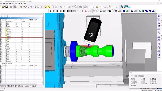SMX5100五轴车铣复合#Esprit五轴车铣复合#中心架编程#尾座编程
