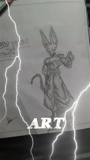 Beerus & Android 18 #art#anime