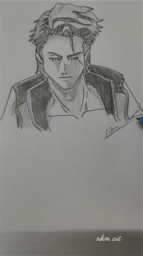 draw sosuke aizen art🔥#shorts