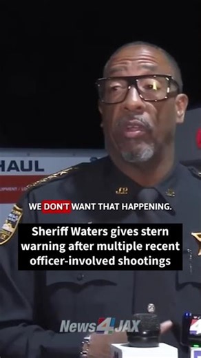 Sheriff Waters on recent officer-involved shootings