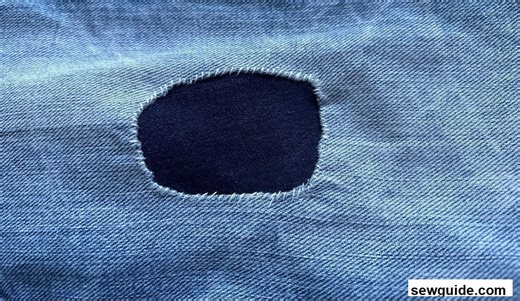 Visible Mending On Jeans - SewGuide