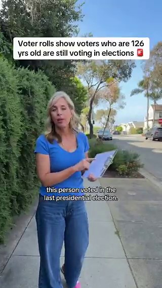 Claims surface alleging a 126-year-old listed voter in California may have cast a ballot, fueling renewed calls for voter ID laws and election system verification.“We need voter ID... to have accurate elections.”