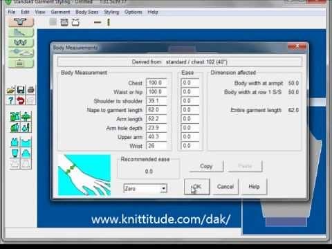 DesignaKnit 8 Tutorial - Create A Sweater From Your Own Clothes That Fit