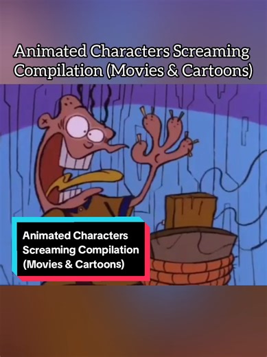 Animated Characters Screaming Compilation (Movies & Cartoons)| #animatedcharacters #moviesandcartoons #screaming #screamingcompilation