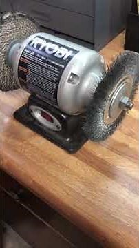 Bench Grinder Set-Up with Wire Wheel and Polishing Wheel - CHEAP!