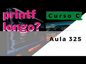 Curso de Programação C | Como dividir um printf longo em várias linhas em C? | aula 325