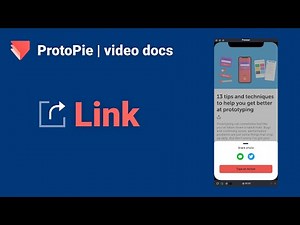 Learn to connect your protopie prototype to real apps and websites using the link response