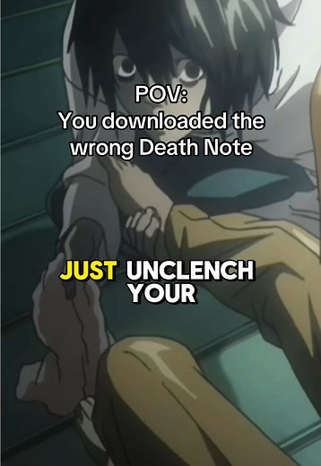 Light Yagami's Foot Massage Moment in Death Note