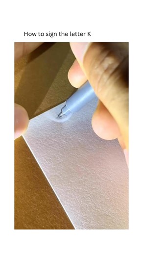 Calligraphy Videos on Instagram: "K — a pillar with a pivot. One steady stem holds the center; two diagonals flare from its waist—one lifting forward, one stepping down—like resolve and reach in a single breath. In the white space between them, an arrow appears: decision turning into direction. Its journey is a straight line that learned to branch. From the Semitic kaph (the open hand) to Greek kappa and the Roman K we draw today, the essentials stayed: a backbone, a hinge, a confident split. To