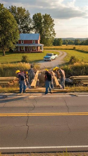 We Build a Wooden Driveway Bridge So He Can Finally Drive Home | Timelapse