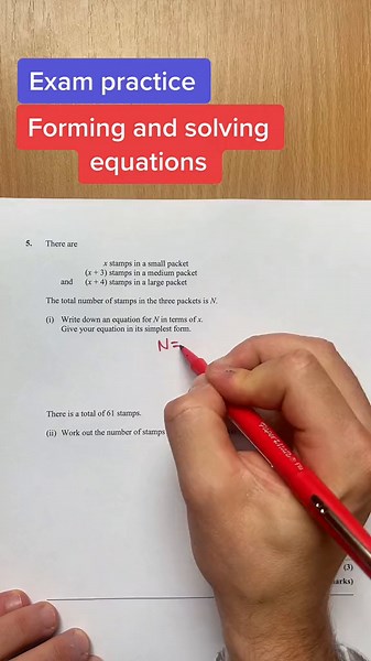 Solving Algebraic Equations for GCSE Maths
