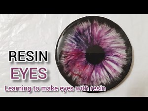 How to make a real eye with resin? | resin eyes
