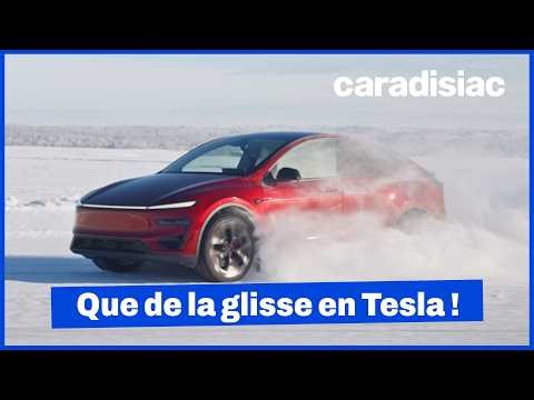 Peut-on vraiment DRIFTER en Tesla ? On a testé sur un lac gelé !