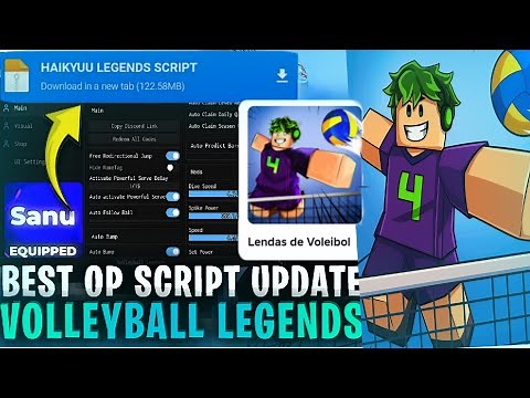 🔥 NEW SCRIPT Volleyball Legends 2025 | NO KEY + DIRECT LINK (INFINITE SPIN, HITBOX, AUTO WIN!)