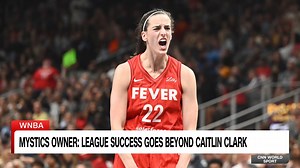 "We have so much talent out there that has been unrecognized, and I don’t think we can pin it on just one player," says Washington Mystics co-owner Sheila Johnson of TIME's decision to name Caitlin Clark "Athlete of the Year": https://cnn.it/4fjCbg6 | CNN Sport