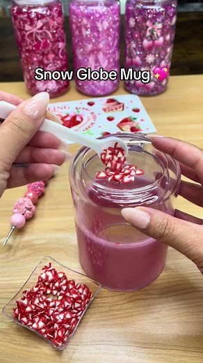 Strawberry Snow Globe Mug DIY: Cute Handmade Snowglobe Tumbler