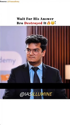 Next Level Of Confidence 🥶🔥🤫👨‍✈️ Bro Was Ready For This | Upsc Interview