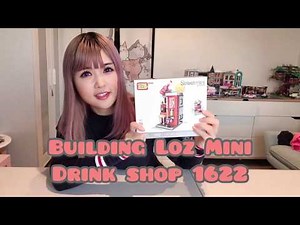 BUILDING Loz Mini Street Mini - Cool Cool Drink Store 1622 - Speed Building Time-lapse Video