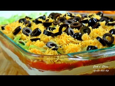 Fiesta Layered Taco Dip