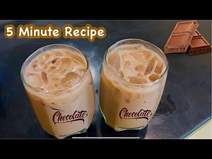 5 Minute Chocolate Milkshake Recipe | Thick Creamy Shake With Dairy Milk Twist (HUMA IN THE KITCHEN)