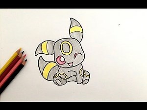How to draw Baby Umbreon (Pokémon)