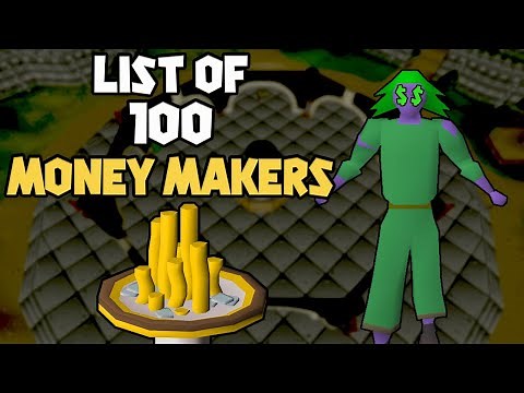 100 OSRS Money Makers (2026 Money Making Methods)