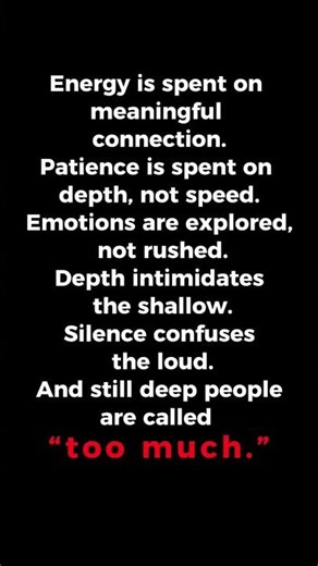 Why Depth Feels Like Too Much #depth #psychologyfacts #emotionalintelligence