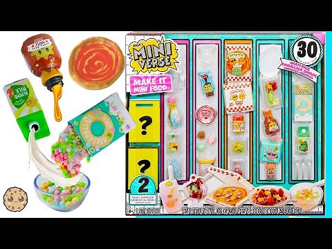 Making Mini Verse Foods with MiniVerse Food Maker Pack