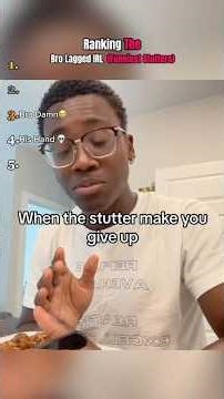 Ranking the Funniest Stutters 💀 | Bro Lagged IRL #shorts