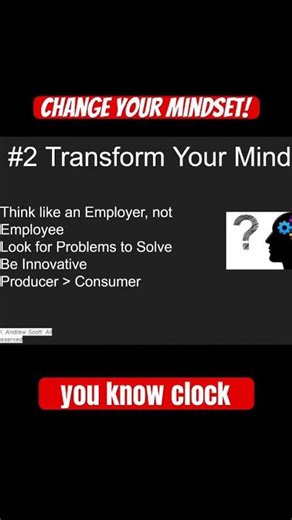 Transform Your Mind! Stop Thinking Like an Employee — Start Thinking Like an Owner