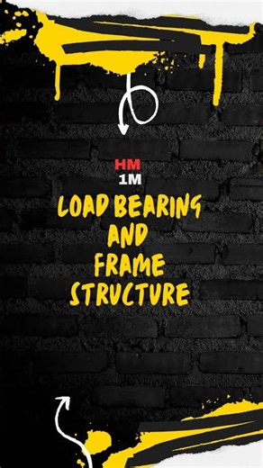 •Difference between load bearing structure and frame bearing structure #HM