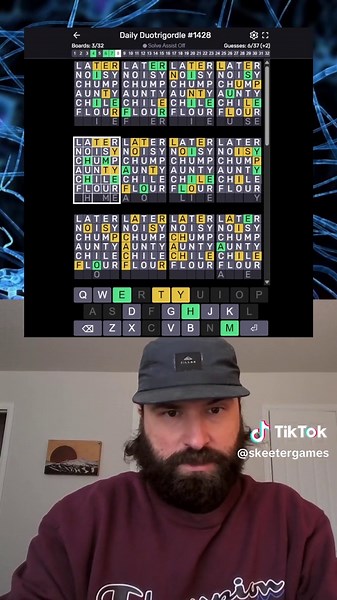 Duotrigordle: 32 Wordles at Once Challenge