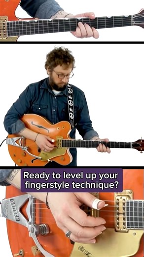 TrueFire | Online Guitar Lessons 🔥 🎸 on Instagram: "Eric Haugen walks through a Chet Atkins style etude that shows how to bring movement and subtlety into your fingerstyle playing. This approach adds groove, charm, and a smooth syncopation that makes the guitar feel alive. Learn the full lesson and dive deeper inside Eric Haugen’s Guitar Zen: Fingerstyle. Link in bio."