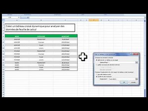 Comment Créer un tableau croisé dynamique sous excel !!
