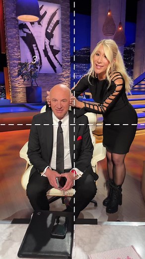 At least I got rid of 1/2 of Kevin…unfortunately, the worst 1/2 stayed. 🤣 #SharkTank #BehindTheScenes #Spooky #FreezeFrame #lol