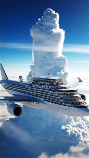 Ever seen a plane glide through towering cloud columns? Witness breathtaking aerial mastery that def