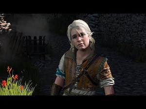 Witcher 3 PS5 – Geralt, Vesemir & Ciri’s Training Courtyard | Kaer Morhen Cutscene (4K HDR)