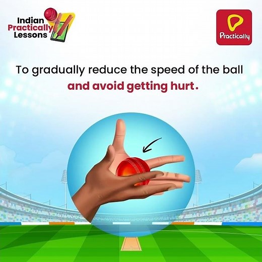 Science Behind Catching A Ball Safely | IPL Lessons | Practically App