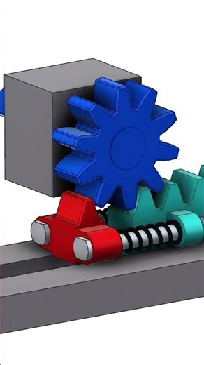 This Stops Parts at the Exact Same Spot, Every Time 🛑#engineering #technology #mechanism