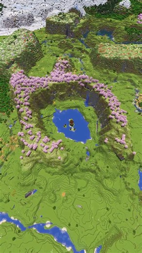 akirby80 - Minecraft Seeds on Instagram: "Pillager Outpost Lake - Minecraft 1.21.11 Java Edition Seed"