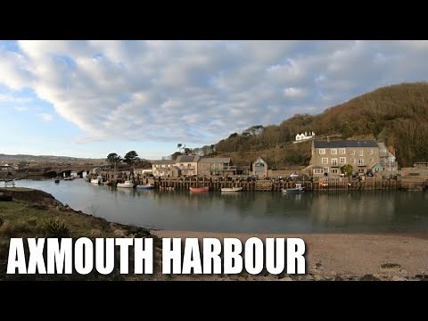 Axmouth Harbour & Seaton Seafront - Devon - England - 4K Virtual Walk