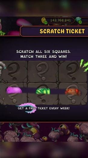 Psychic island scratch! #msm #mysingingmonsters