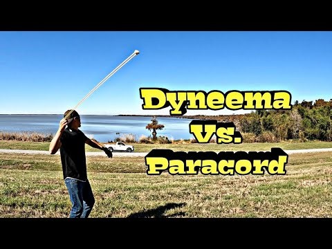 Paracord Sling Vs. Dyneema Sling Distance Test