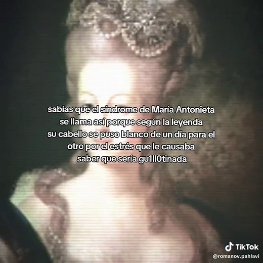 El síndrome de María Antonieta: Origen y leyenda