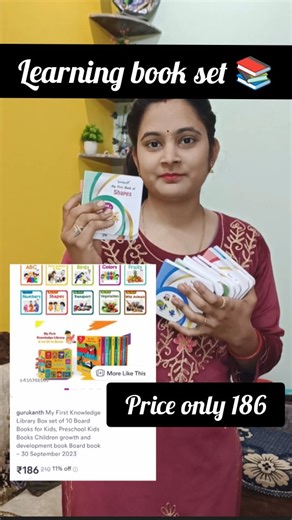 Naina prateek on Instagram: "Comment for ''link'' 🔗 | learning book set for kids| #newmoms #newmommylife #newmomtips #learningbook #learningbooks @meeshoapp @meesho.app__"