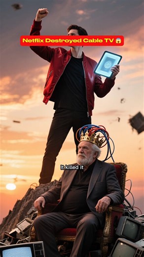 Netflix Destroyed Cable TV 😱 #shorts #facts #netflix