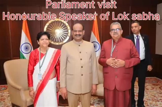 Utkarsh Academy | A visit to the Sansad Bhawan and Meeting the Honourable Lok Sabha Speaker Om Birla ji by Utkarsh Academy students led by the Directors of... | Instagram