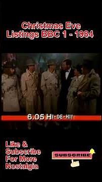 "BBC1 Christmas Eve 1984 – Retro TV Highlights 🎄"