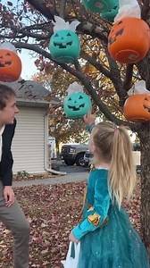 102K views · 1.6K reactions | Greatest Halloween Game  Trick-or-treaters play game with Halloween baskets for candy and money prizes. Fun game for kids and family! (For entertainment purposes only) "  This video was produced by Network Media and Benson Bros" | Play Together Stay Together | Facebook