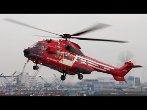 東京消防庁出初め式 エアハイパーレスキュー登場